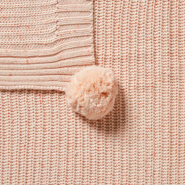 Wilson and Frenchy Organic Knitted Blanket - Fairy Floss - The Toy Station