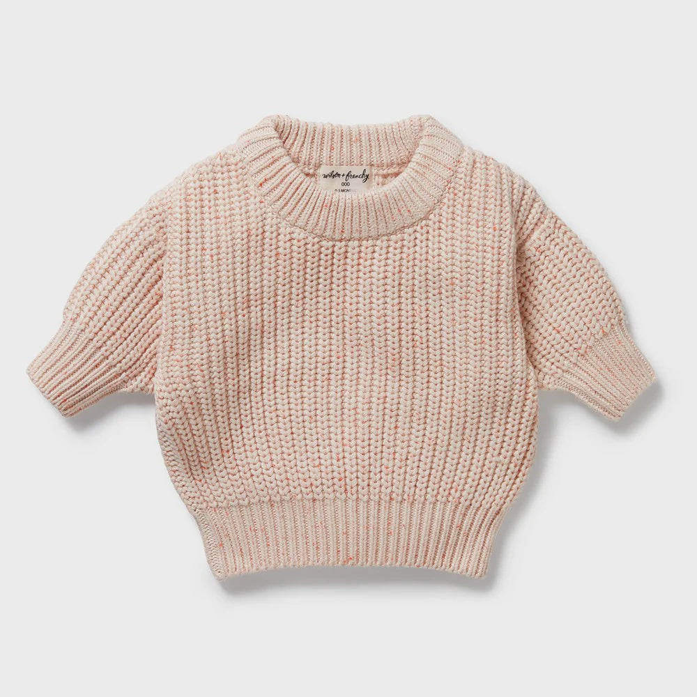 Fairy Floss Organic Knitted Jumper
