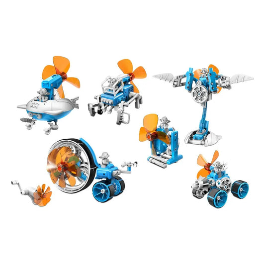 Wheely Windpower 6 in 1 Powered Robot - The Toy Station