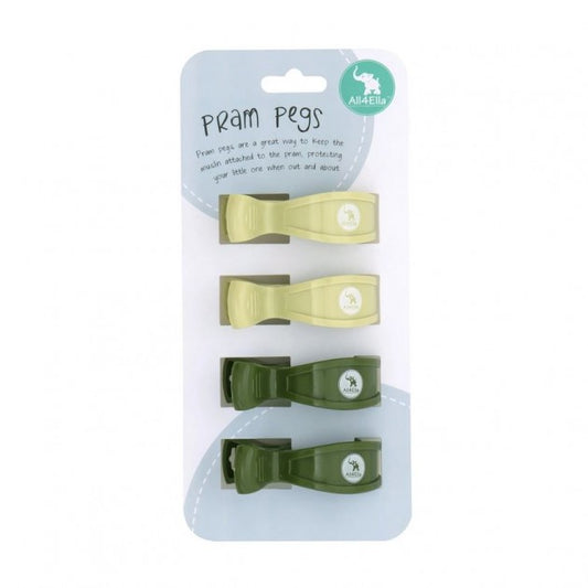 All 4 Ella Pram Pegs 4 Pack - The Toy Station