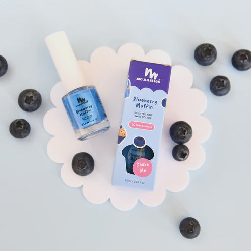 No Nasties Scented Nail Polish - Blueberry Muffin