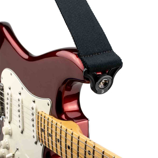 Planet Waves Guitar Strap Auto Lock - Skater Black - The Toy Station