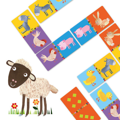 Djeco Farm Dominoes - The Toy Station