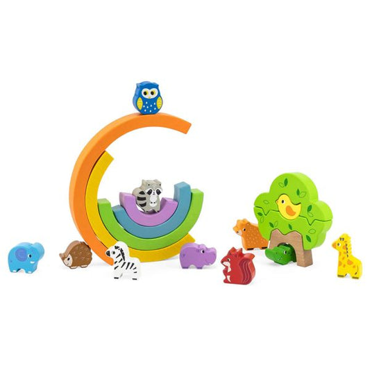 VIGA Rainbow Balancing Blocks - The Toy Station