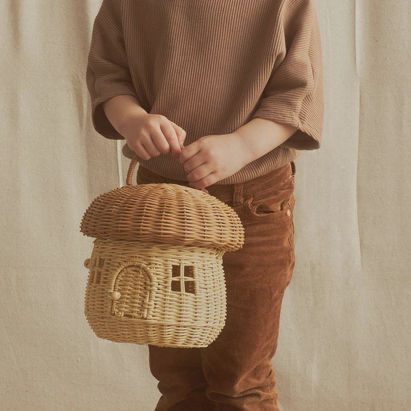 Olli Ella Mushroom Basket - The Toy Station