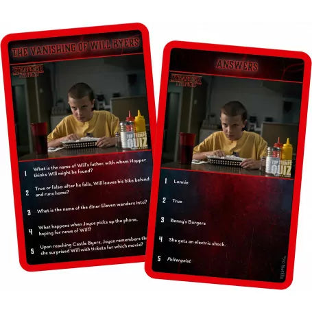 Top Trumps Quiz - Stranger Things - The Toy Station