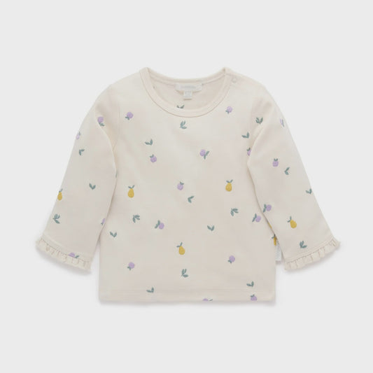 Broderie Layering Top - Apple & Pear - The Toy Station