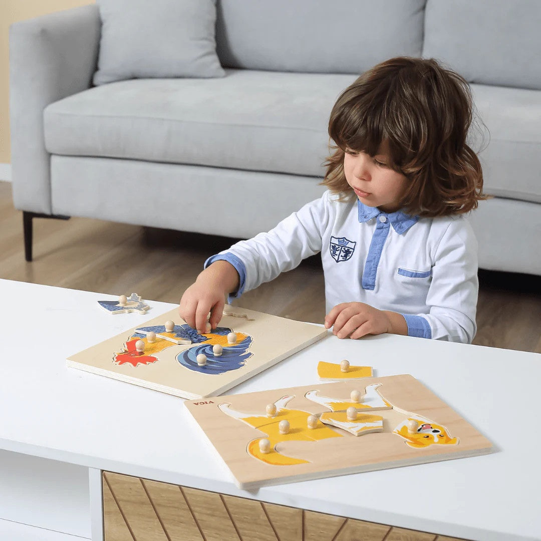 VIGA Montessori Puzzles 8 Piece - The Toy Station