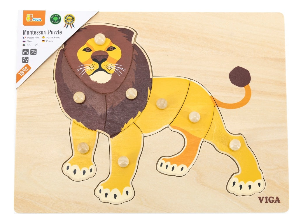 VIGA Montessori Puzzles 8 Piece - The Toy Station