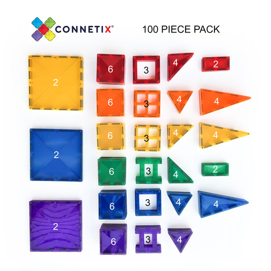 Connetix Tiles 100 pc Set - The Toy Station