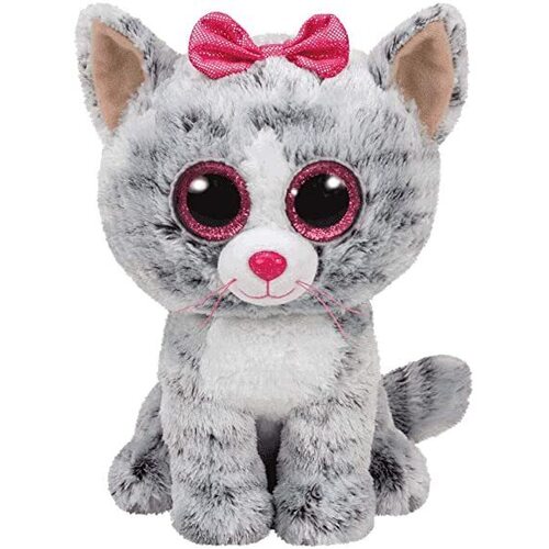 Beanie Boo Regular Kiki Grey Cat