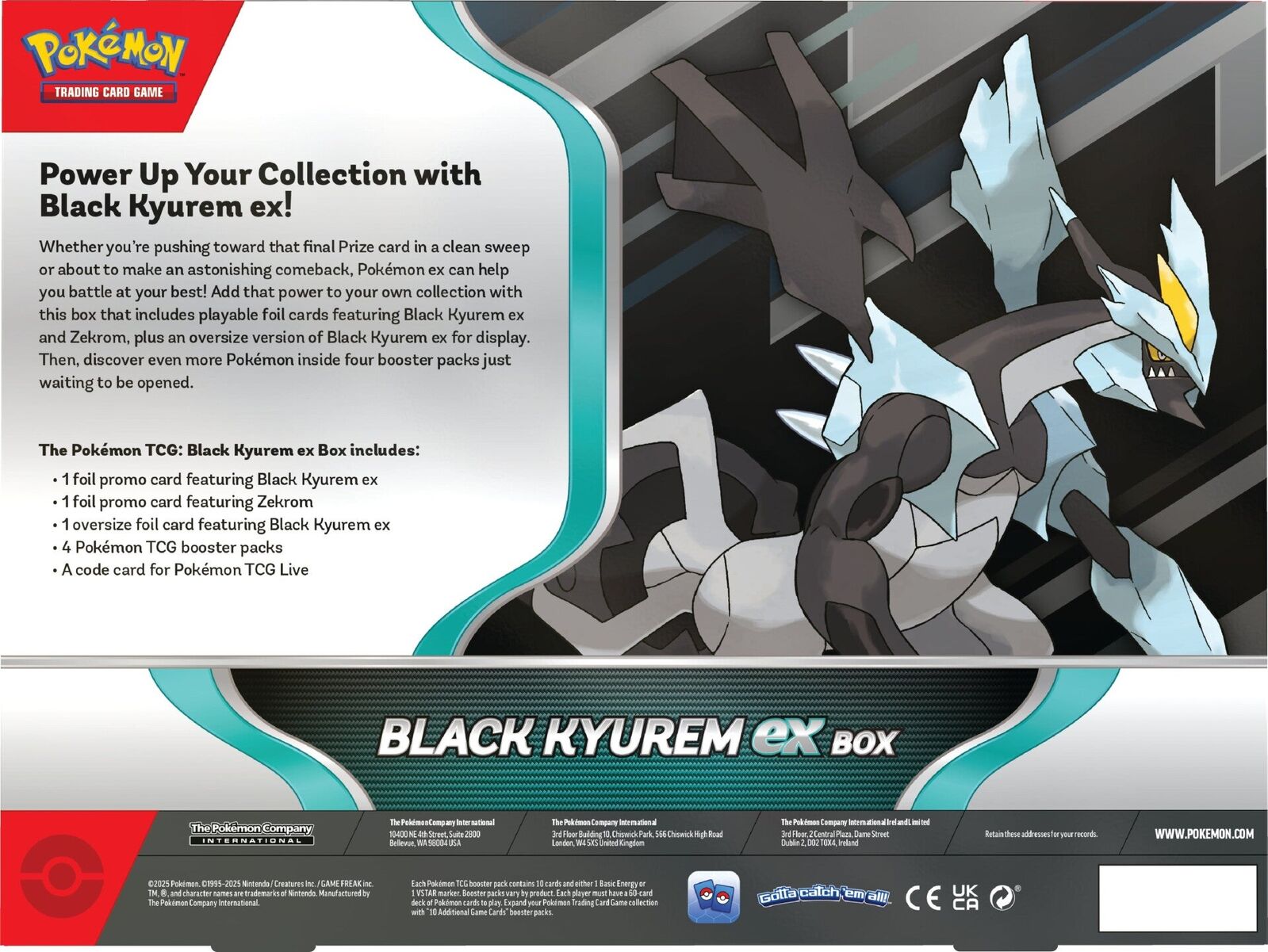 Pokemon TCG: Black Kyurem Ex Box Exclusive