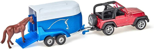 Siku Jeep with Horse Trailer