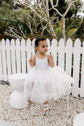 Ribbed Tulle Dress