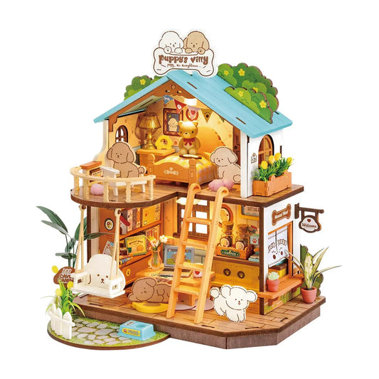 DIY Mini House - Puppy's Cozy Villa - The Toy Station