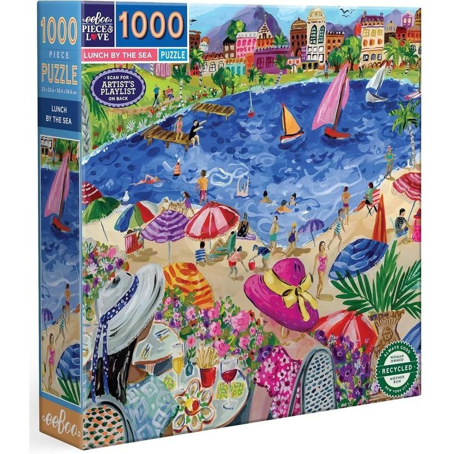eeBoo - Lunch by the Sea Puzzle 1000pc
