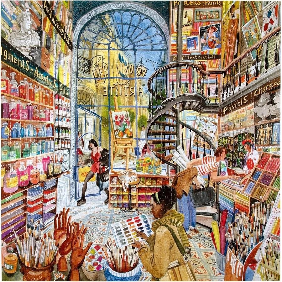 eeBoo - Artist's Provisions Puzzle 1000pc