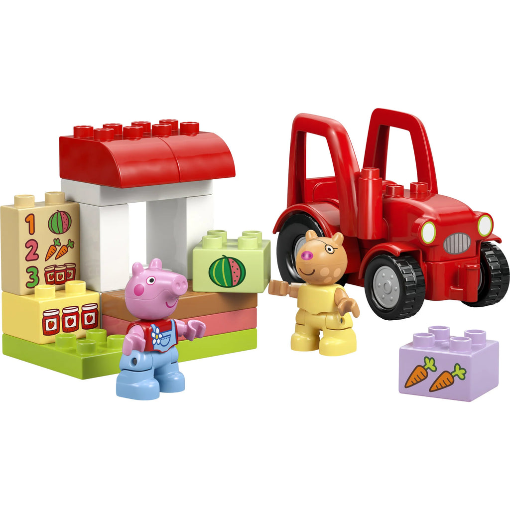 Lego Duplo 10468 Peppa Pig Tractor and Market