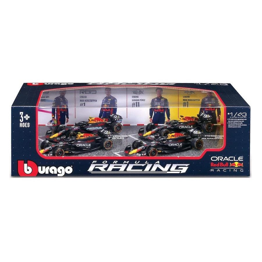 Bburago – F1 Red Bull Gift Set 1:43 – Verstappen #1 – 4pcs