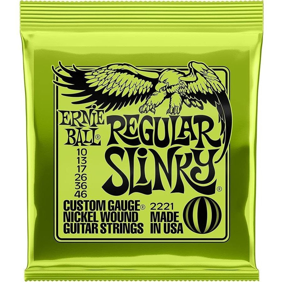 Ernie Ball Regular Slinky Nickel Wound Electric Guitar Strings 10-46 G ...