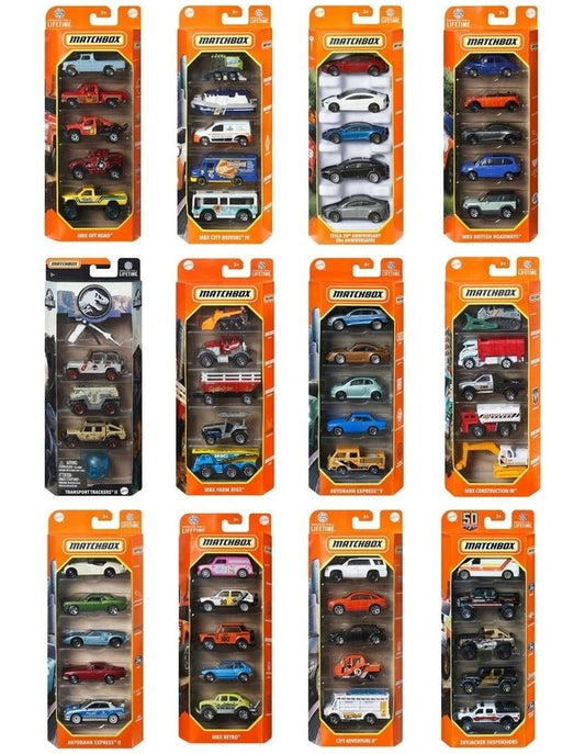 Matchbox Die Cast Cars- 5 pack - The Toy Station