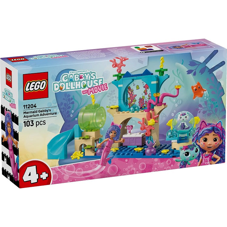 Lego Gabb's Dollhouse 11204 Mermaid Gabby's Aquarium Adventure - The Toy Station