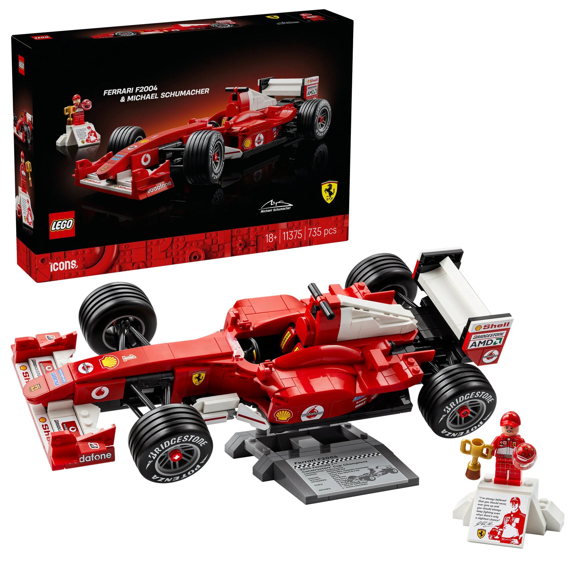 Lego 11375 Ferrari F2004 & Michael Schumacher