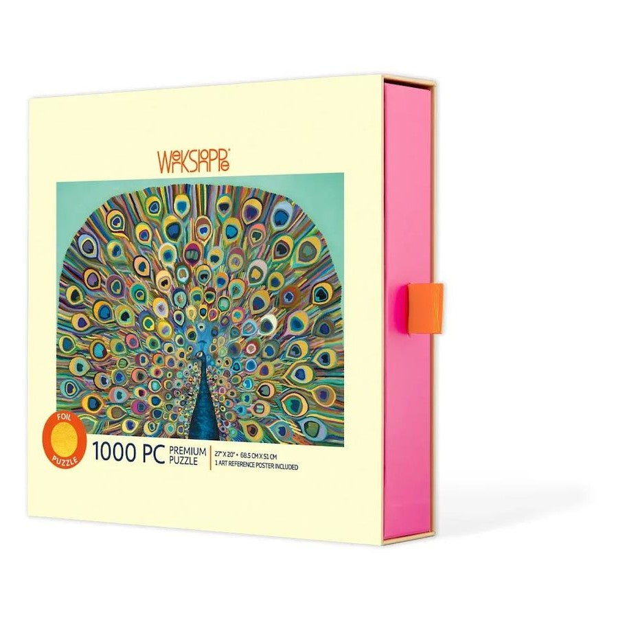 Werkshoppe Gold Peacock 1000 Pc Puzzle