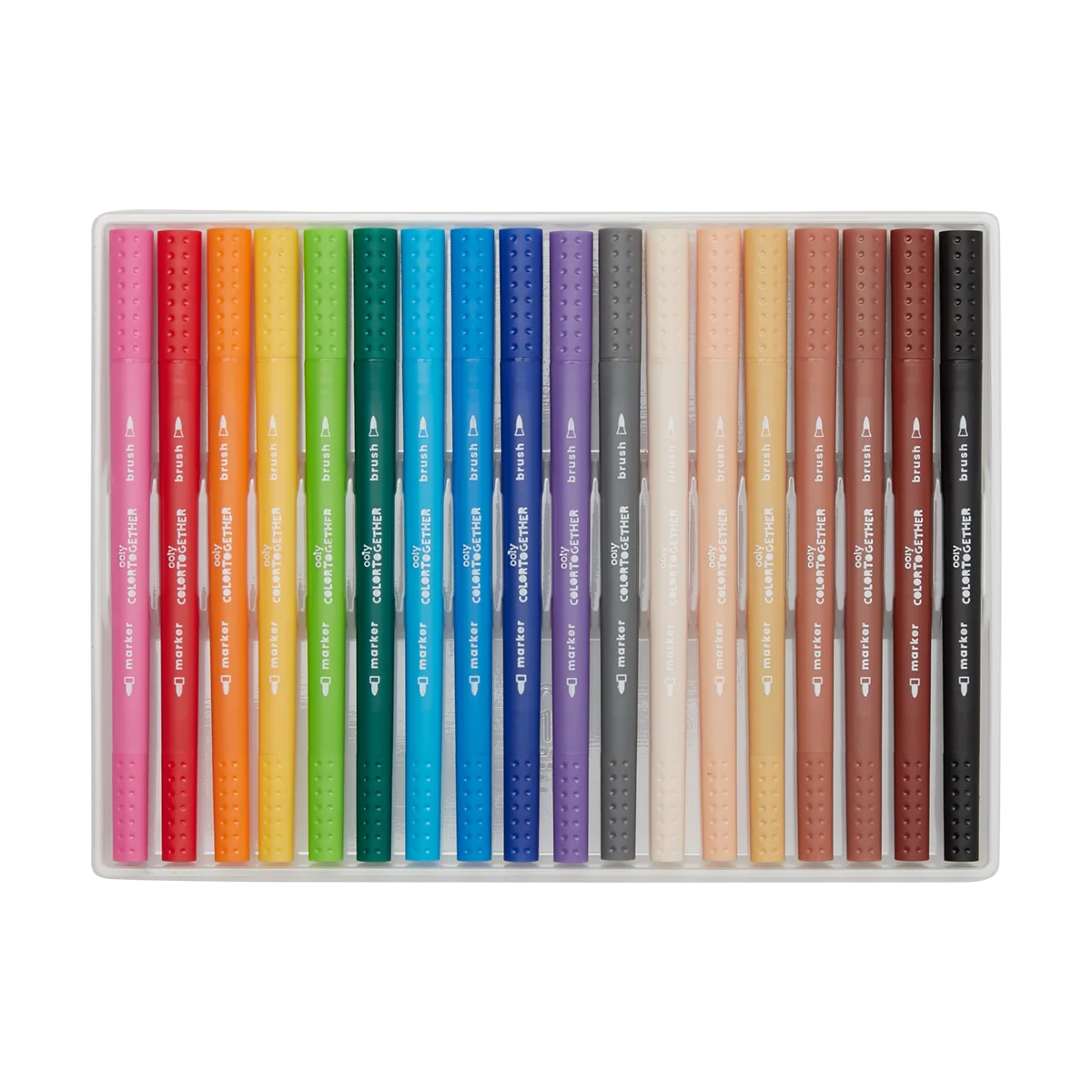 Colour Together Double-Ended Markers - Brush & Fine Tip - Set of 18