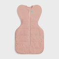 Love To Dream Quilted Stretch Cotton Swaddle Up 2.5 Tog Pebbles Rose