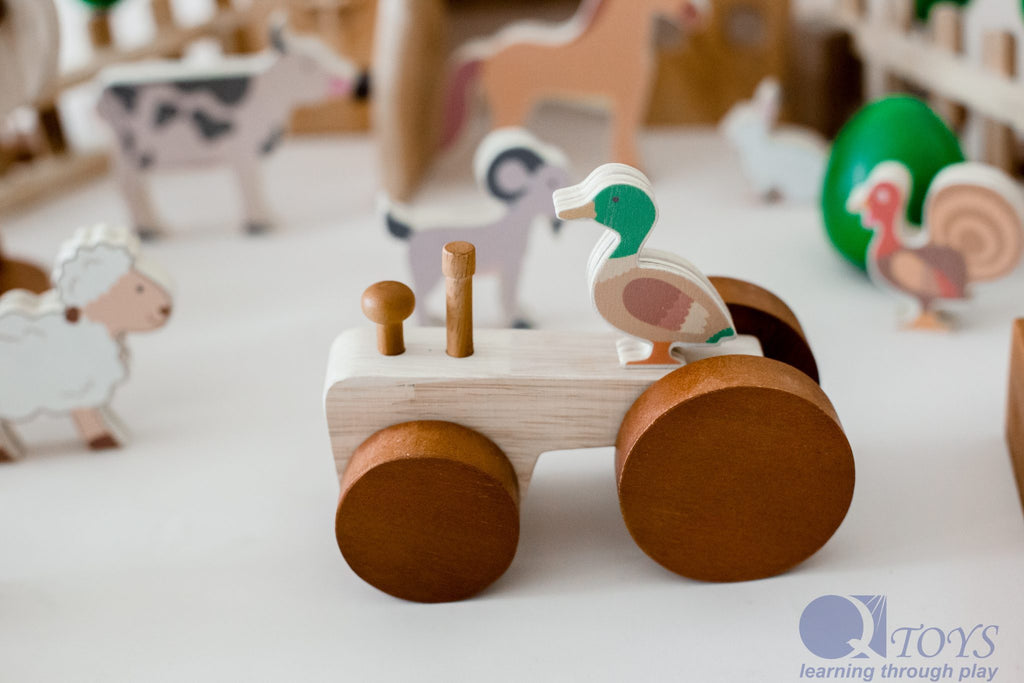 Farm Animals & Tractor Set