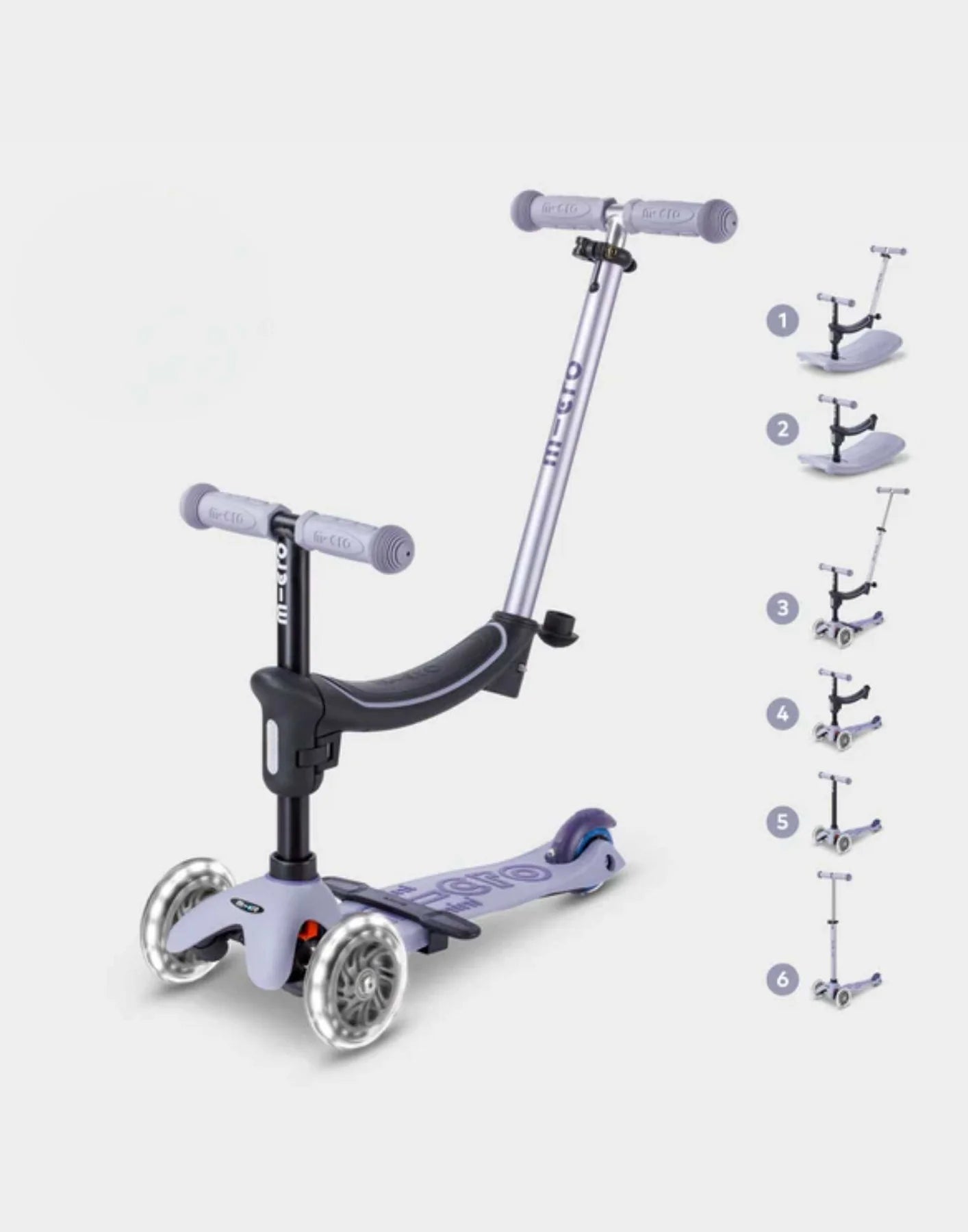 Micro Mini2Grow Deluxe LED Scooter