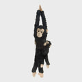 Hanging Chimpanzee With Baby 20" - The Toy Station