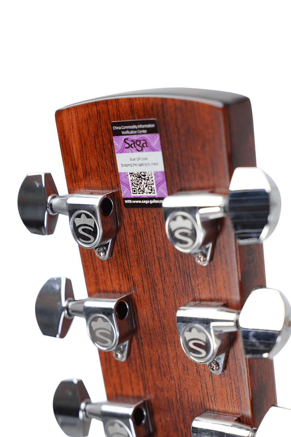 Saga '700 PRO Series' Solid Top Dreadnought Acoustic Guitar (Natural)