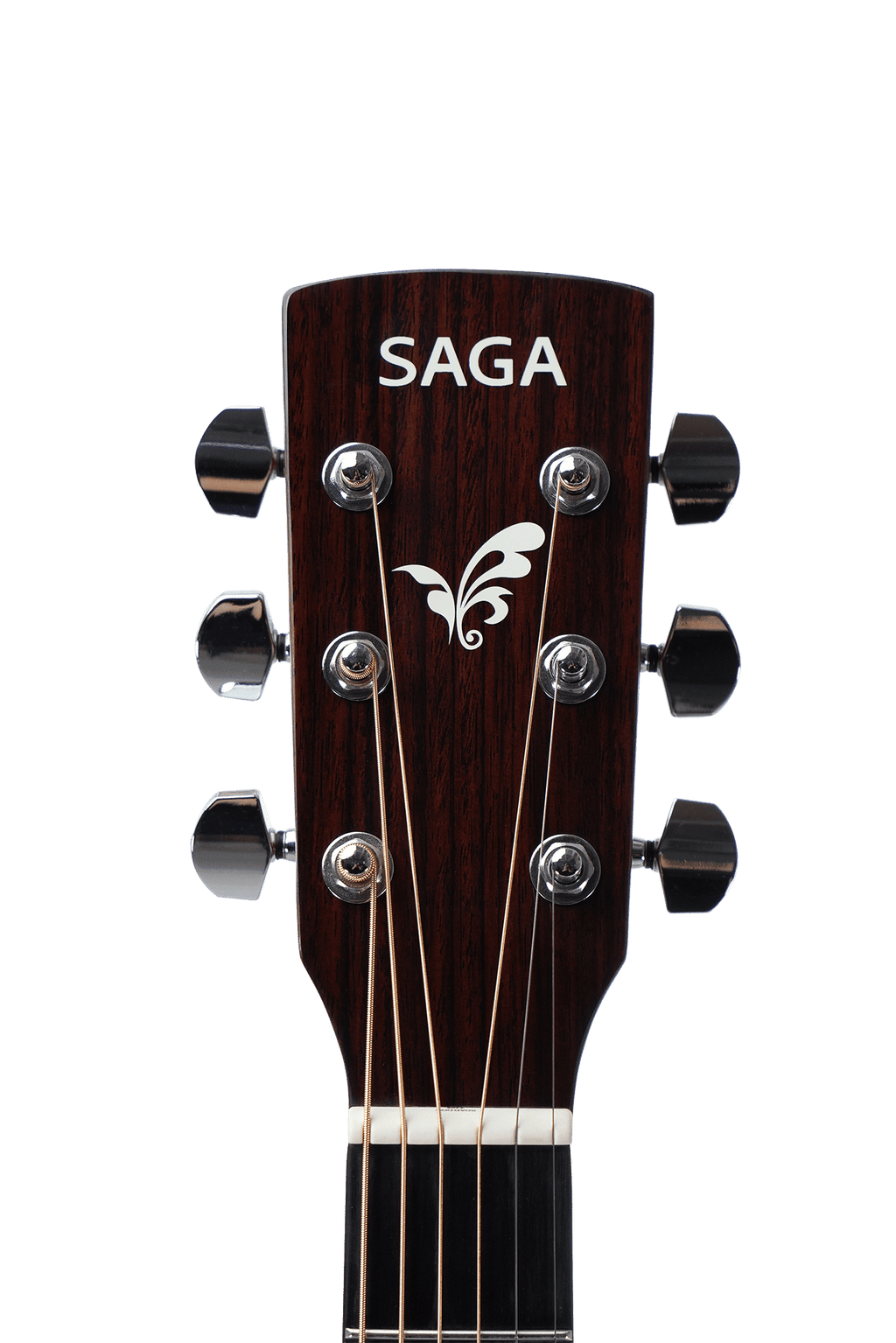 Saga '700 PRO Series' Solid Top Dreadnought Acoustic Guitar (Natural)