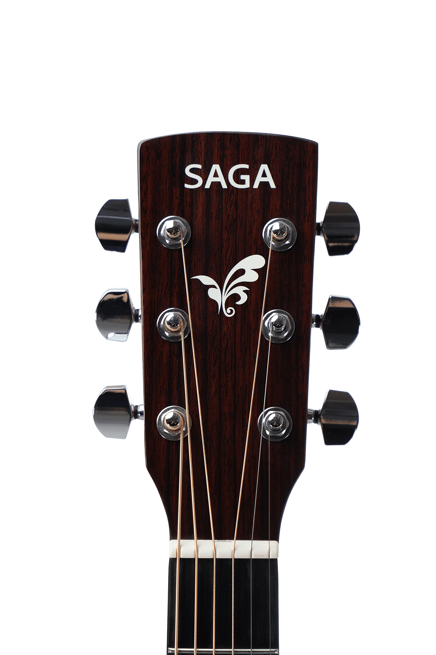 Saga '700 PRO Series' Solid Top Dreadnought Acoustic Guitar (Natural)