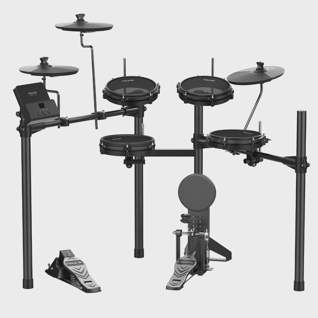 NU-X DM110 Portable 8-Piece Electronic Drum Kit with Mesh Heads