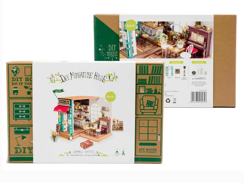 DIY Mini House Simon's Coffee - The Toy Station