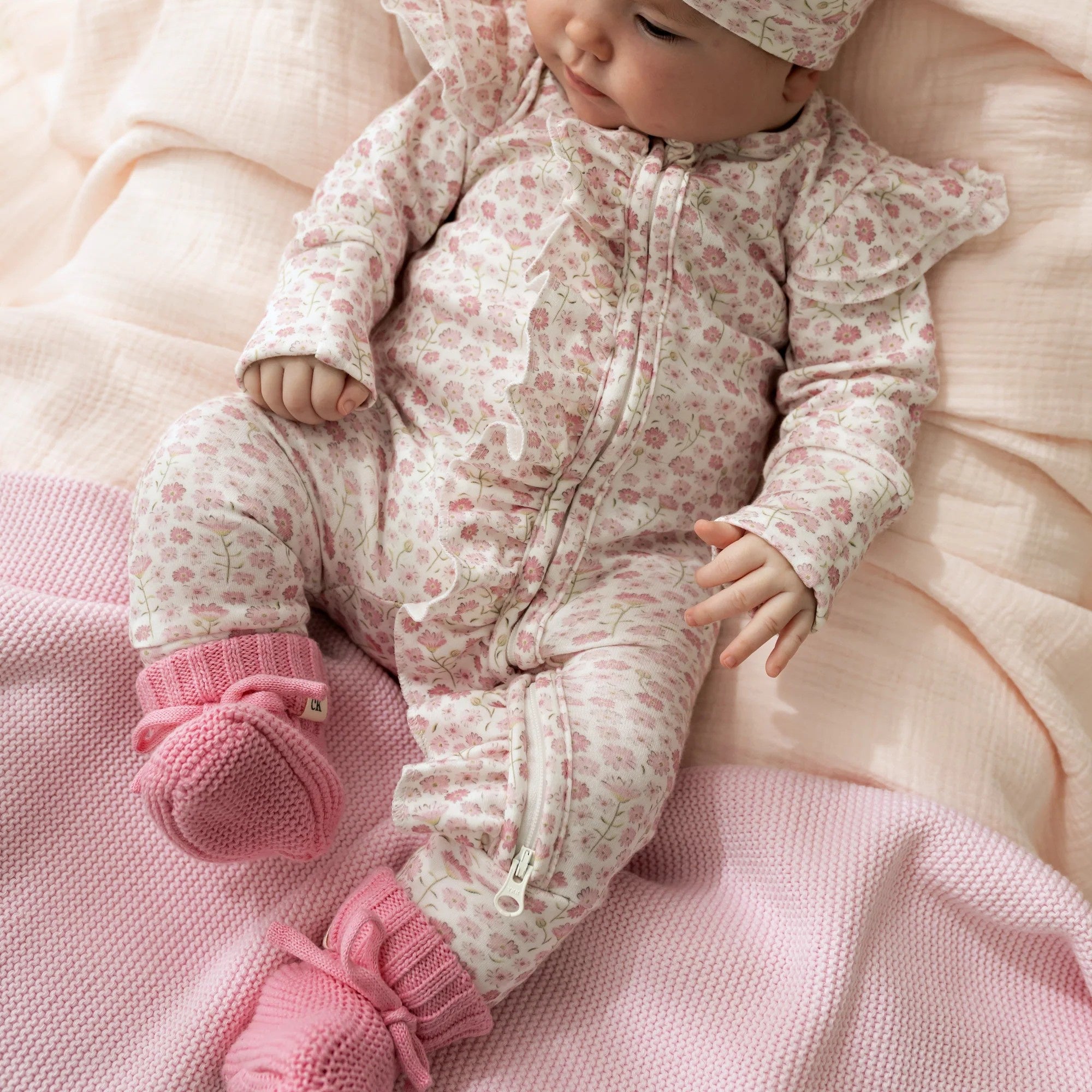 Seashell Bloom Zipsuit