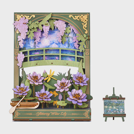 Artist 3D Painting - Glittering Water Lily