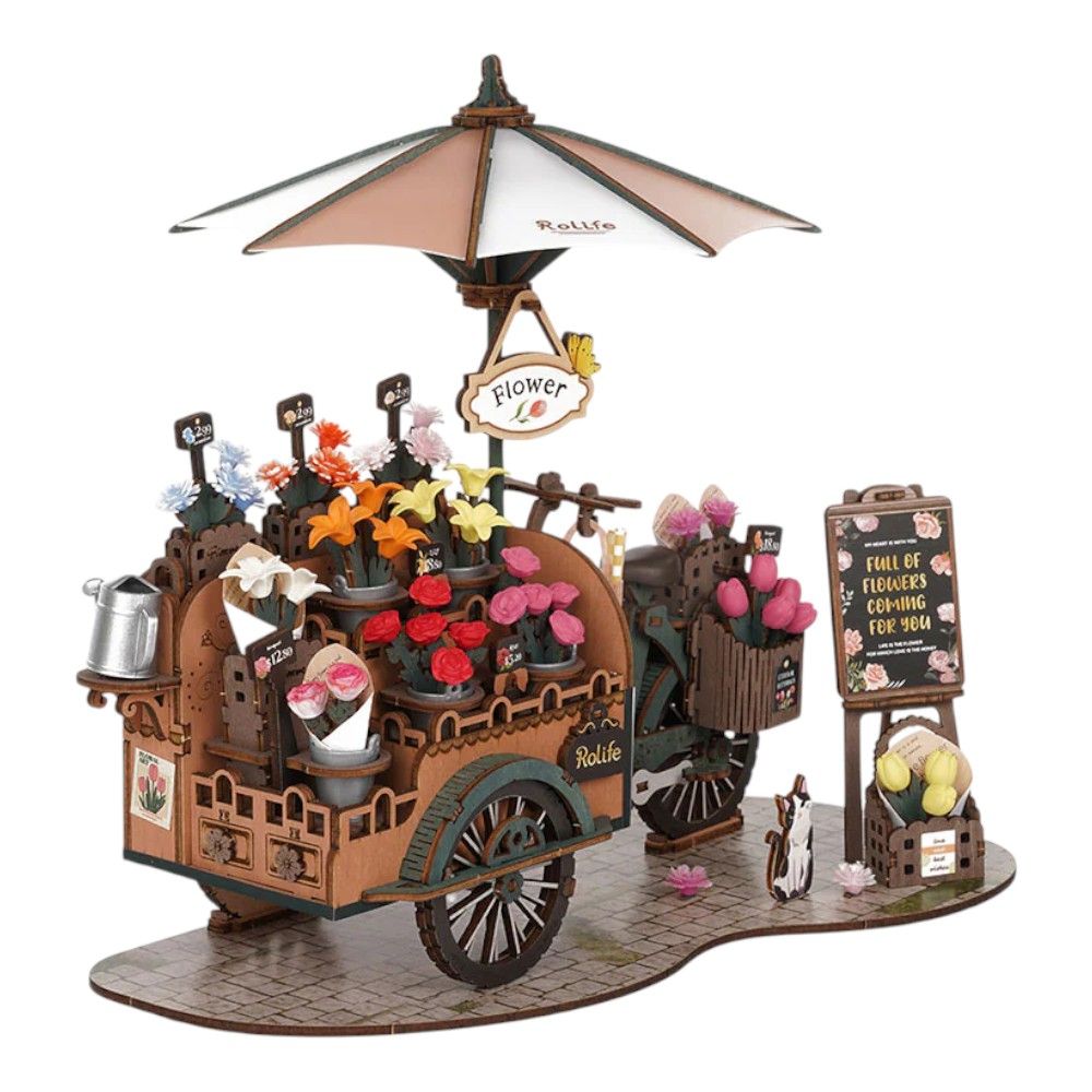Rolife 3D Puzzle Creation Set Blossom Cart - The Toy Station