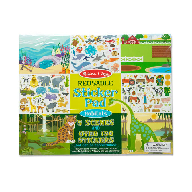 Melissa & Doug Reusable Sticker Pad - The Toy Station