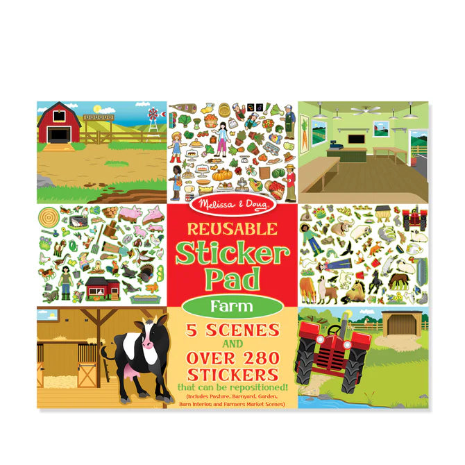 Melissa & Doug Reusable Sticker Pad - The Toy Station