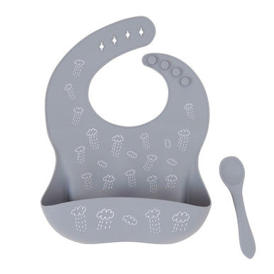 All4Ella Silicone Bib & Spoon - The Toy Station