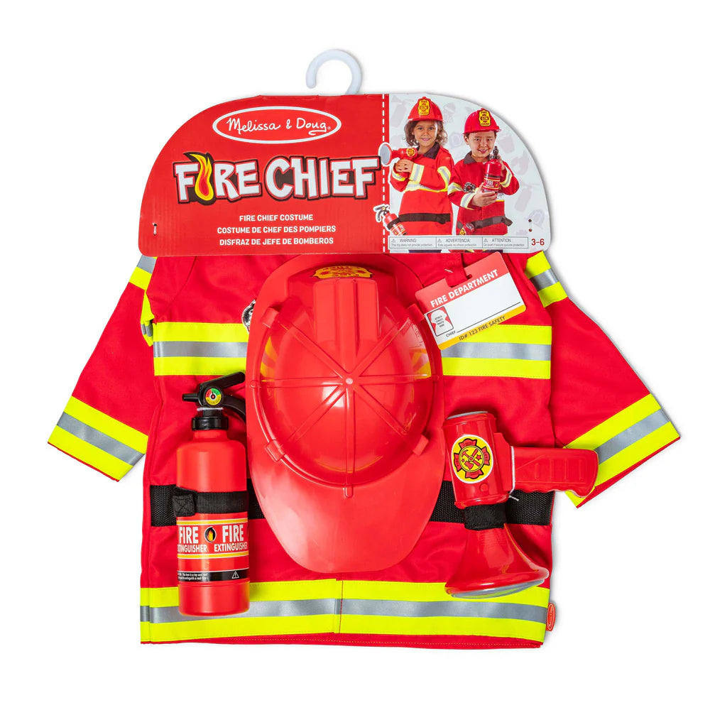 Melissa & Doug Fire Chief Costume Set - The Toy Station
