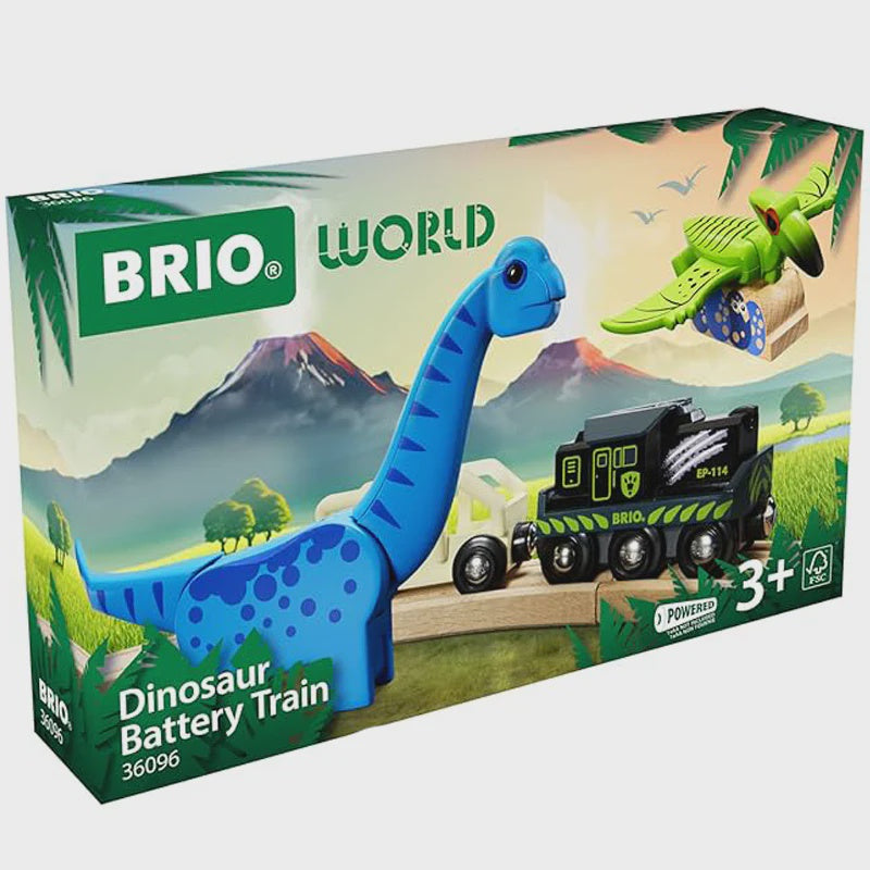 Dinosaur Battery Train - 5 Pieces