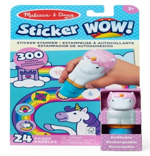 Sticker WOW - Unicorn