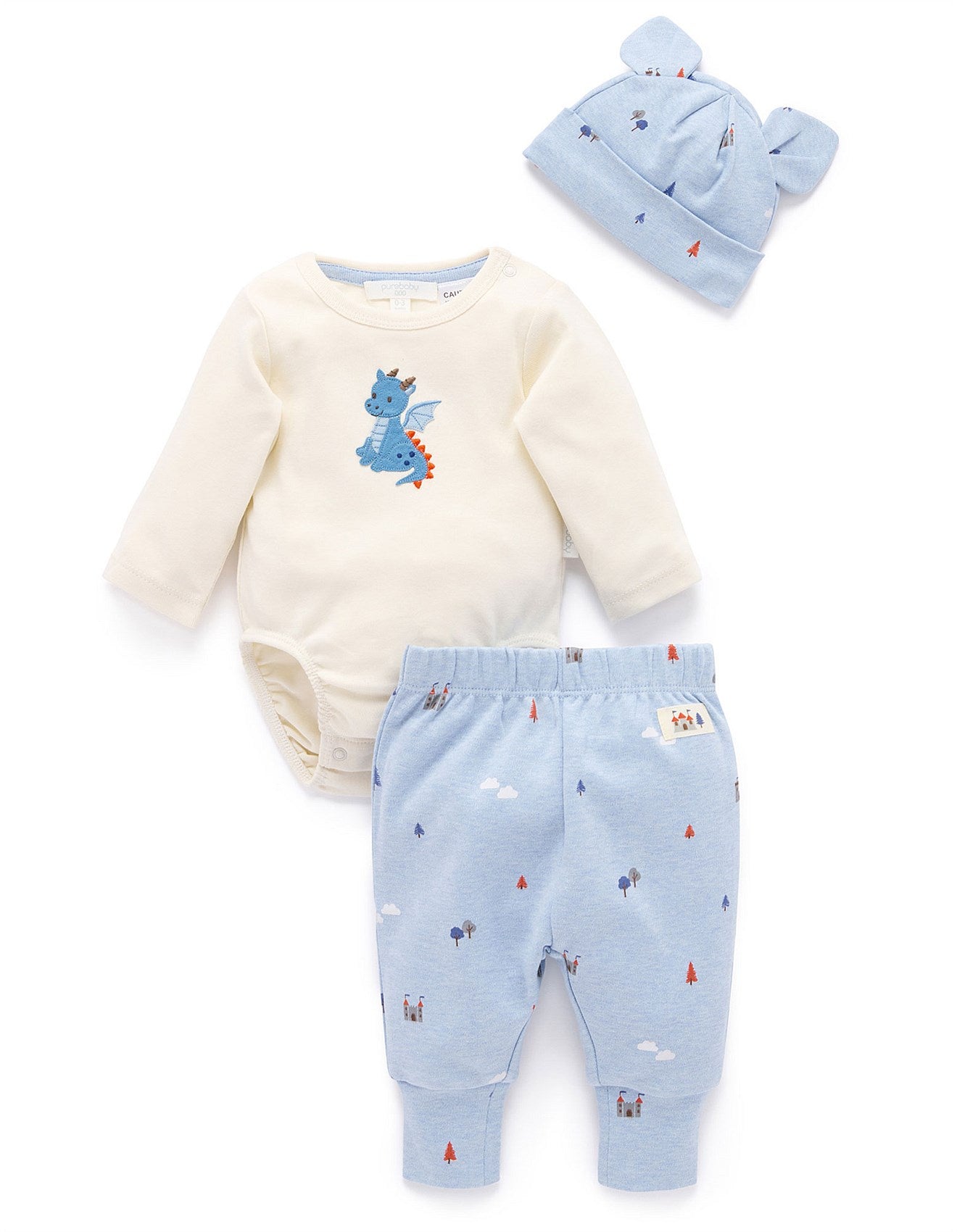 Castle Print 3 Piece Gift Set