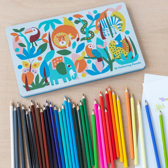 Wild Wonders -36 Colouring Pencils - The Toy Station