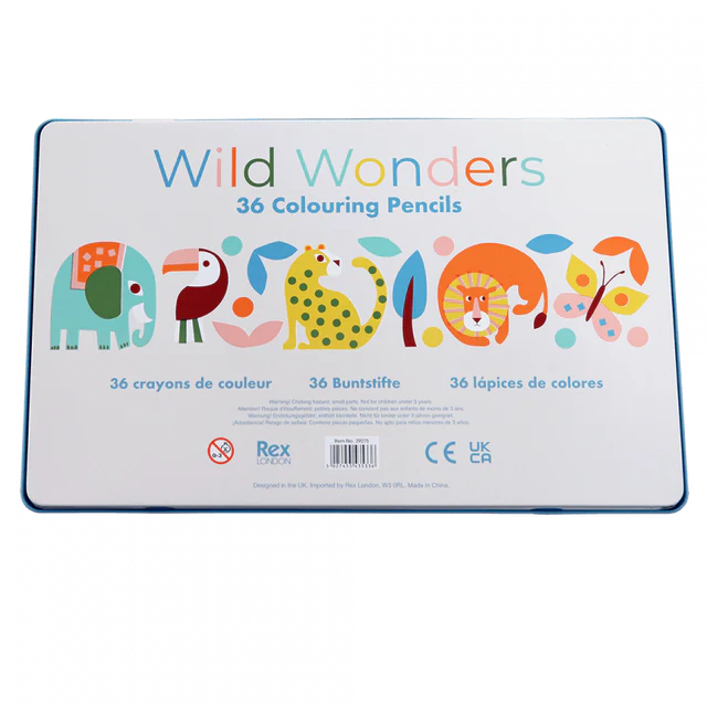 Wild Wonders -36 Colouring Pencils - The Toy Station